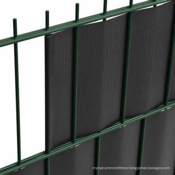 PVC 100% UV Strip Tarpaulin Screen for 2D Welded Double Wire Mesh Fence Panels for Germany Poland Market